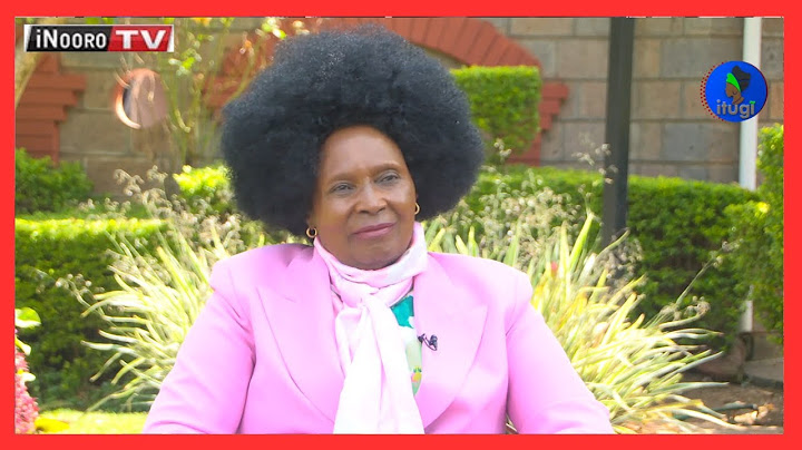 Mary Wambui ũrĩa warĩ Mũmbunge wa tene Othaya arũgamagĩra gĩkundi gĩa kũrũmbũiya ciana cia mataũni