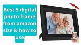 Best 5 digital photo frame  Amazon / digital picture frame video player / digital photo frame music screenshot 3