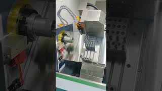 The QT-46 has officially in the customer's production line and is now operating stably #cnc #lathe