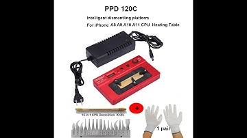 PPD 120C Desoldering Rework Station |CPU Unsolder Remove Welding Platform Heating Table