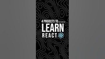 4 Projects to LEARN REACT ! | Beginners to Advance | #webdevelopment #reactjs