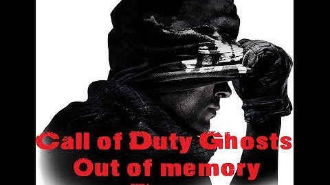 Call of Duty Ghosts Multiplayer ERRORS (Out of Memory)!!