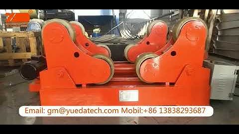 Yueda ZT-10Ton self aligning welding rotator/turning rolls/turning roller