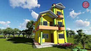 Exterior Of Simple Residential Building 3D Animation Exterior Engineering Studio