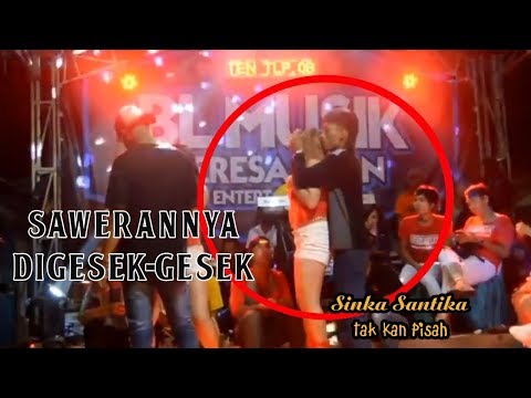 Dangdut Hot Saweran Digesek-Gesek SINKA SANTIKA - TAK KAN PISAH