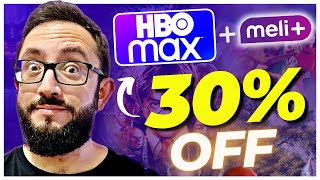HBO MAX COM 30% DE DESCONTO! ATIVE AGORA O DESCONTO PELO MELI+ DO MERCADO MERCADO LIVRE!
