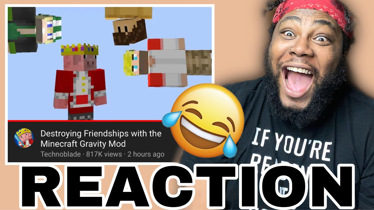 Technoblade Destroying Friendships with the Minecraft Gravity Mod | JOEY SINGS REACTS