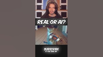 Is this fiddle cat Real or Ai? 🤔