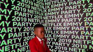 Ja’Siah Young (Dion) & Sammi Haney (Esperanza) from Raising Dion at Netflix Emmy’s Party