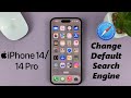 iPhone 14/14 Pro: How To Change Default Search Engine On Safari Browser image