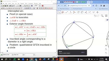 Two Corollaries of the Inscribed Angle Theorem