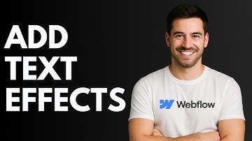 How to Add Text Effects in Webflow [QUICK GUIDE]