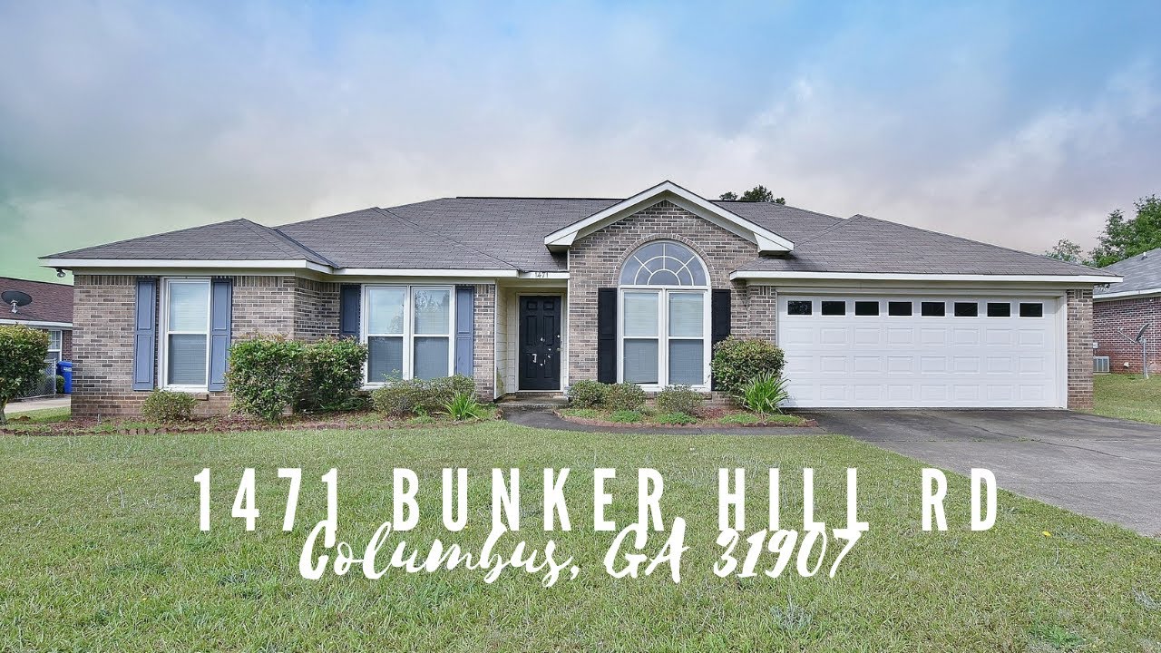 Home Tour 1471 Bunker Hill Rd., Columbus, GA 31907 (SOLD AS IS) YouTube