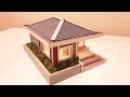 Como hacer una casa de carton  facil | Casa de cartón iluminada | How to make a cardboard home
