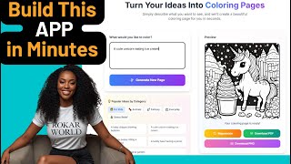 How to Build a Free Coloring Page Generator Web App (Step-by-Step Guide) screenshot 1