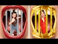 RICH VS POOR JAIL || Funny Pranks & Ways To Sneak Food by Crafty Panda Go