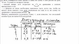 Задача 17 на тренировочной работе от 18 апреля 2019 года