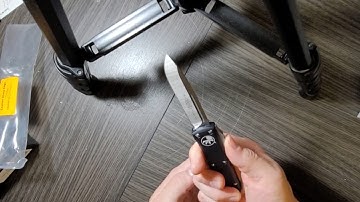 MICROTTECH 231-4  UTX-85 KNIFE UNMBOXING & REVIEW |  MY NEW BEST KNIFE