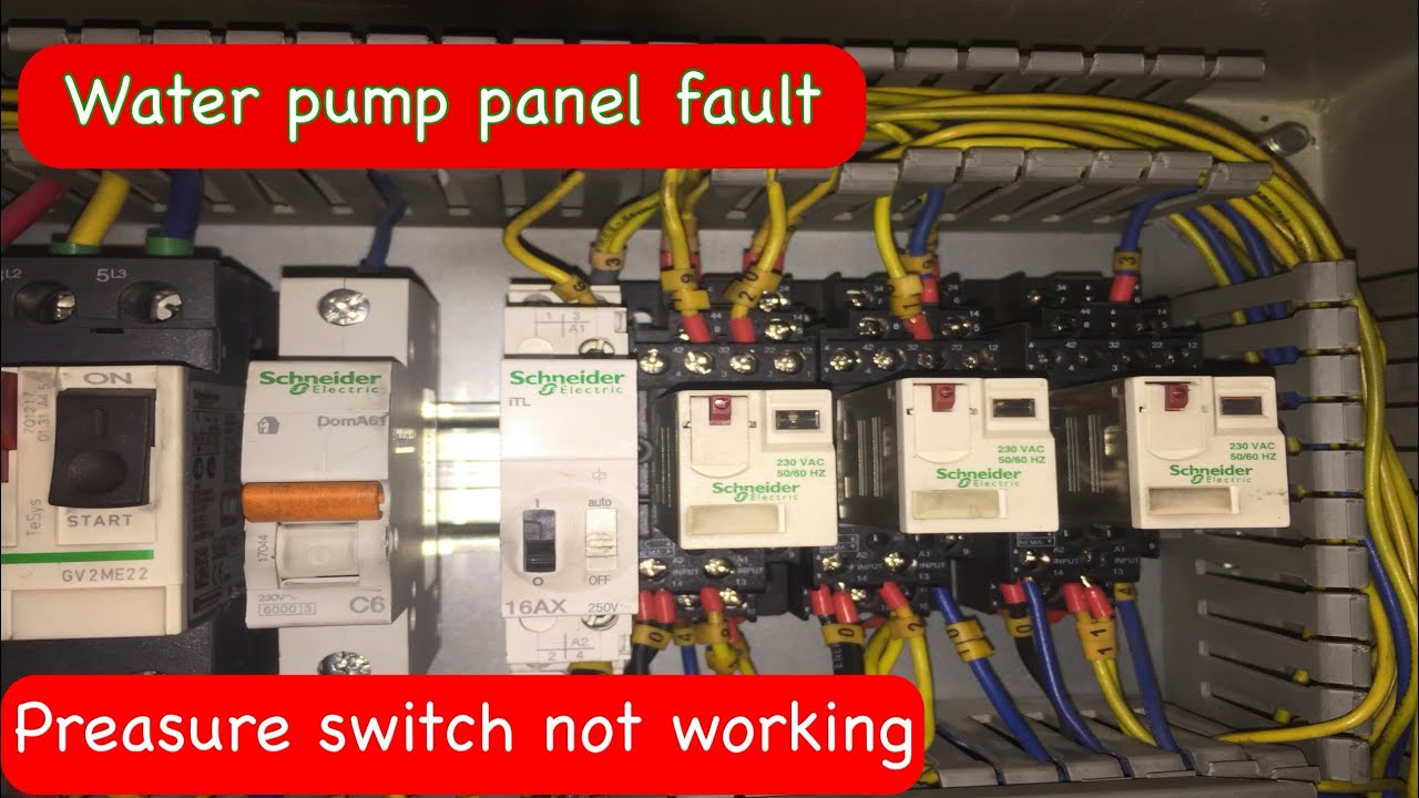 Water pump not working preasure switch problem preasure switch in