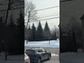 Beautiful Snowy Morning ❄️ | Winter Weather Short #shortsfeed #snow #weather