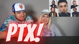 [OFFICIAL VIDEO] when the party's over - Pentatonix | COUPLE REACTION VIDEO