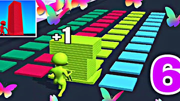 Stack colours-Collecting stack Colours Gameplay Walkthrough part-6