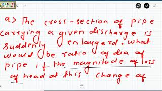 LEC-49 fluid mechanics- pipe flow-ese and gate problem solving, important