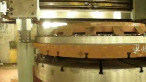 Double Column Vertical Lathe Machining test video