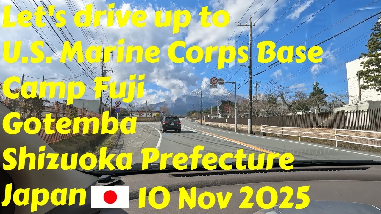 Давайте отправимся в базовый лагерь Корпуса морской пехоты США Фудзи – Готемба – префектура Сидзу...