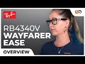 Ray-Ban RB4340V Wayfarer Ease Overview | SportRx