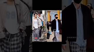 thesok is playing show apair of pant for fan moon couple #cdrama #chinesedrama #chenglei #zhouye #yt