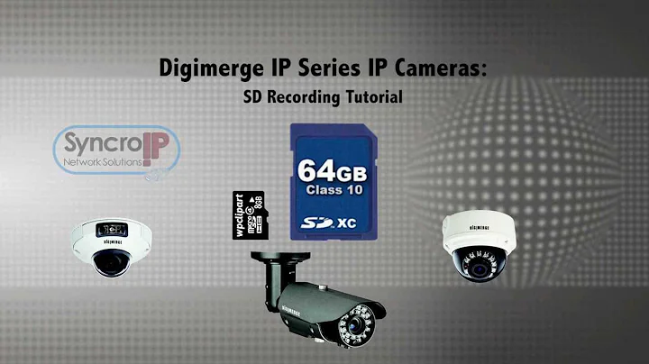 Edge Recording to SD Card Memory using IP Security Cameras - SyncroIP Tutorial