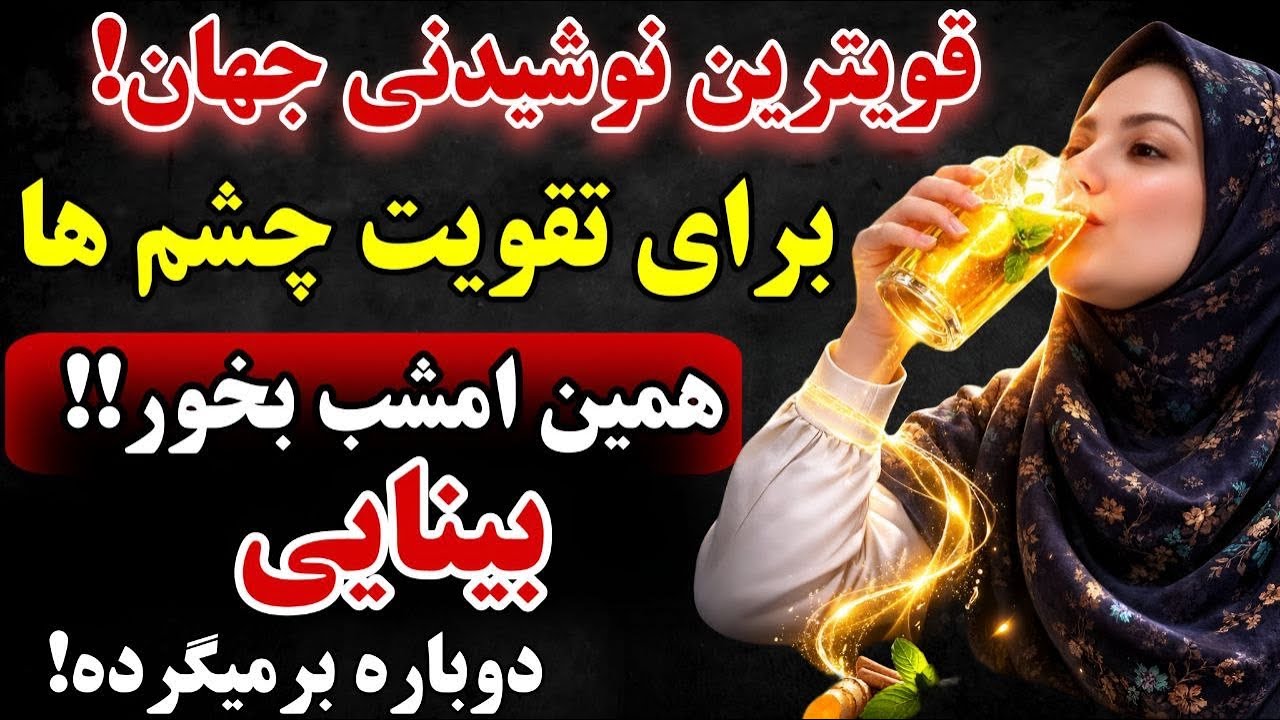 ۴ نوشیدنی که بینایی شما را در خواب بازیابی می‌کنند - امشب آنها را امتحان کنید!