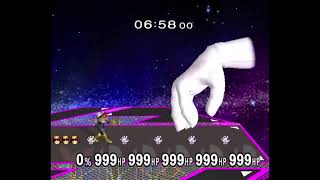 Super Smash Bros. Melee CrazyMod UE/Debug Menu - Custom Classic Mode - vs. Master Hand Clones