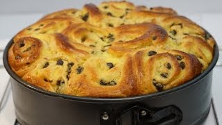 Recette du gâteau Chinois à la crème et aux raisins