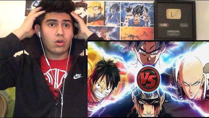 GOKU Vs. SAITAMA Vs. NARUTO Vs. LUFFY, Epic Rap Battle