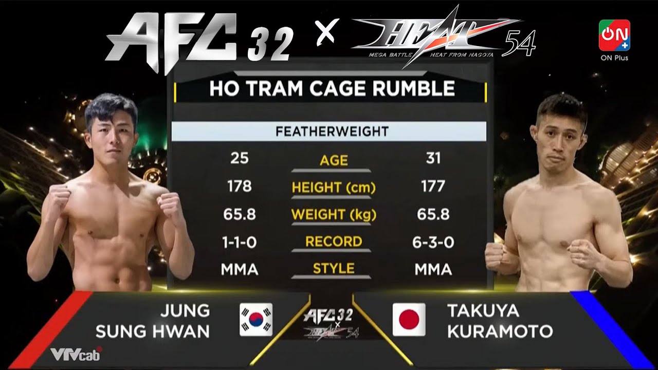 AFC32 X HEAT54 제 6경기 정성환 vs Takuya Kuramoto