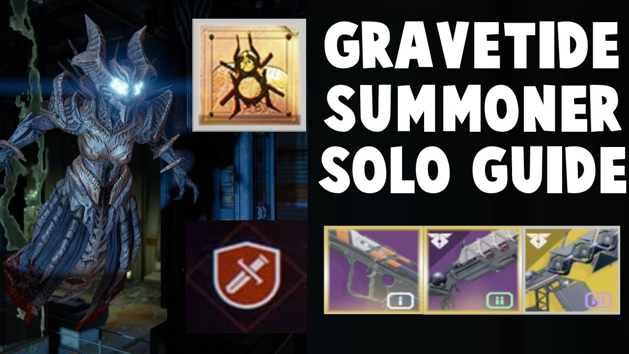 Destiny 2 - GRAVETIDE SUMMONER SOLO GUIDE!  540 Bounty Cargo Bay 3