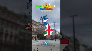 • Mapa detalhado do Reino Unido | #mapping #mapper #map #geography #shorts