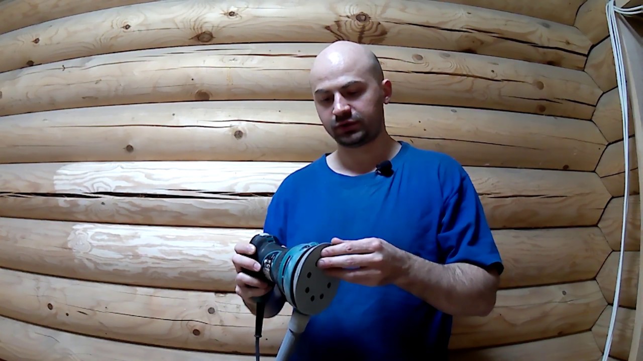 ☑️Шлифовка сруба. Начинаю шлифование дома из оцилиндрованного бревна.📆 ...