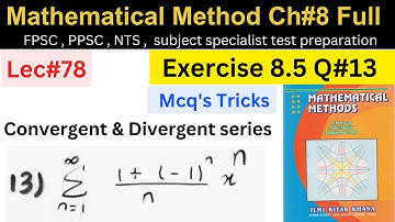 Exercise 8.5 Q#13 mcqs tricks #mathematics #ppscc#fpsc #nts #maths #mathstricks #phd #bsc #afmathe