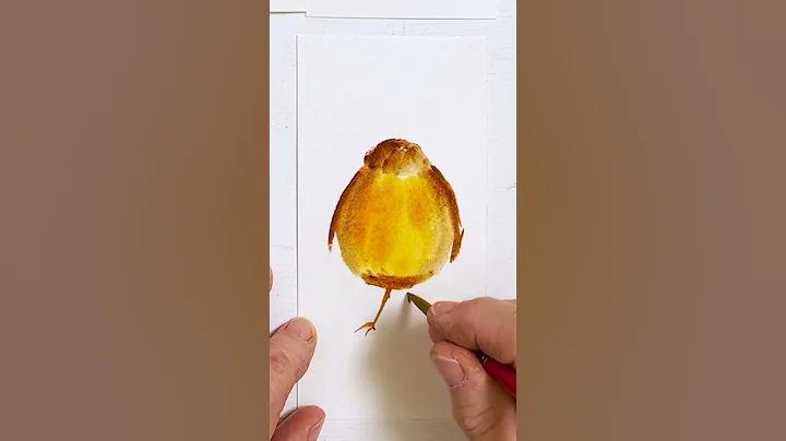 How to Paint a Bird in a Minute Part 4 - Realtime ...