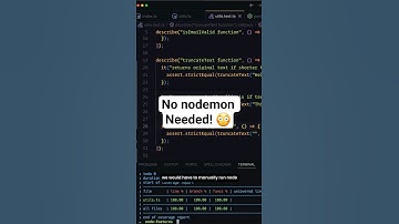Stop met het gebruiken van Nodemon 😳 Node.js --watch is hier!
