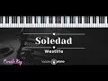 Soledad – Westlife (KARAOKE PIANO - FEMALE KEY)