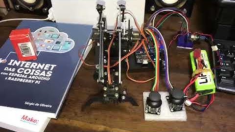 Arduino Braço Robótico (manual e automático programável)