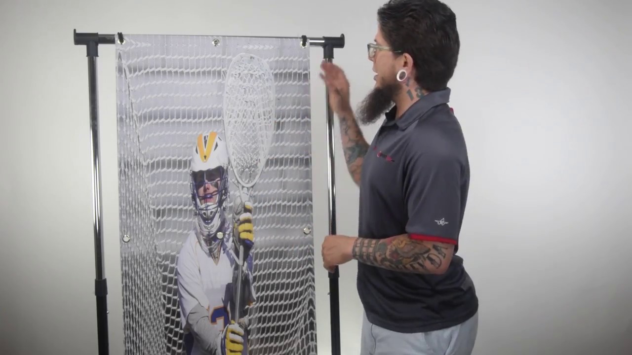 Flip Goalie Lacrosse Goal Target Panel Product Video