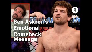 Ben Askren's Heartfelt Message After Hospitalization