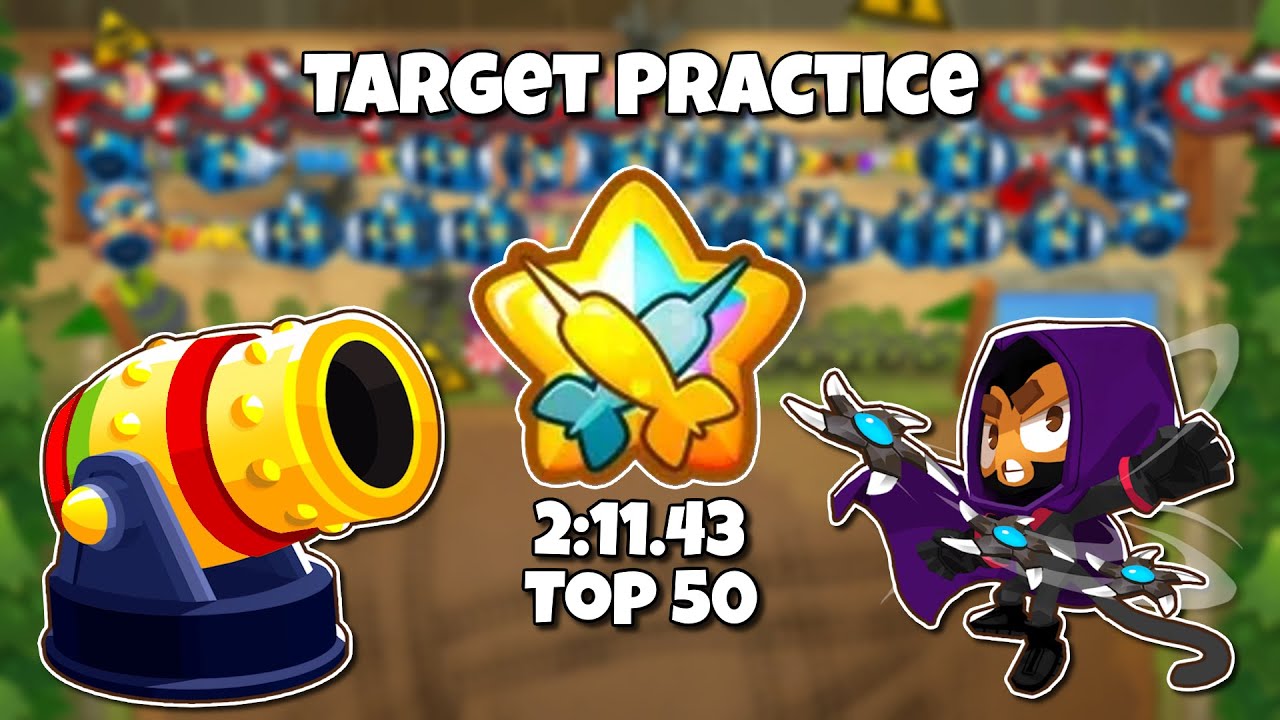Target Practice Top 50 Guide! BTD6 Race [First place on upload]