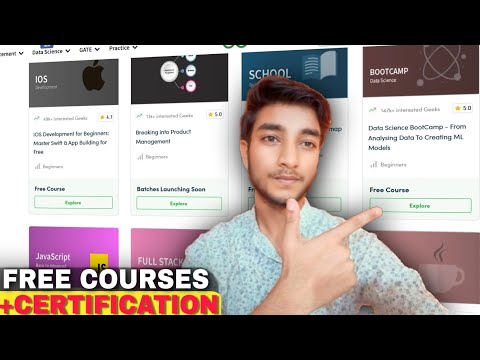 Geeks For Geeks Free Courses With Certification in 2025 🔥| Data Science and Full Stack Development