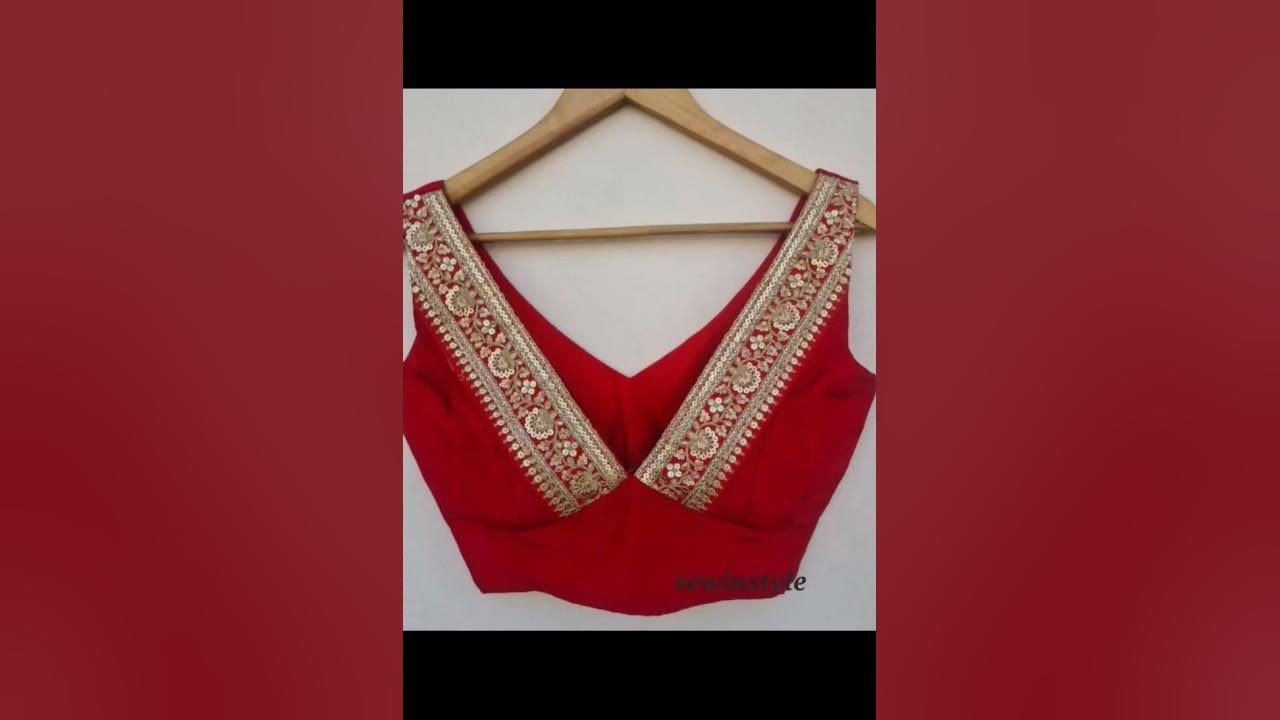 stylish mehroom colour blouse design short blesscreation viral 
